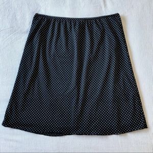 Black & White Polka Dot Skirt